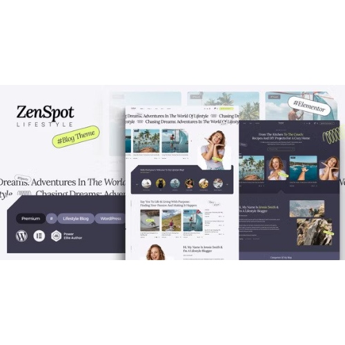 ZenSpot – LifeStyle Blog WordPress Teması ZenSpot – LifeStyle Blog WordPress Teması - Görsel 1