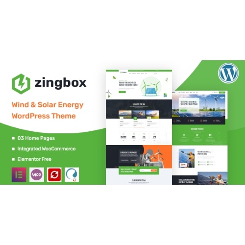 Zingbox – Rüzgar ve Güneş Enerjisi WordPress Teması Zingbox – Rüzgar ve Güneş Enerjisi WordPress Teması - Görsel 1