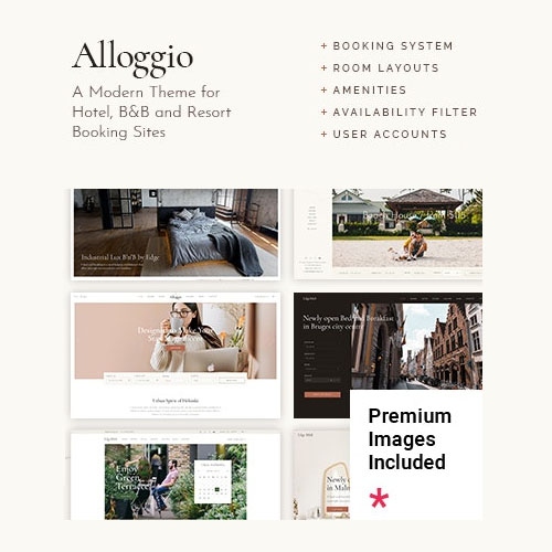 Alloggio – Otel Rezervasyon Teması