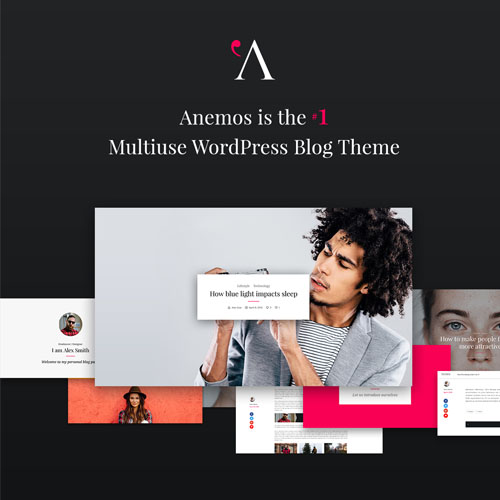 Anemos – Çok Amaçlı Bir Bloglama WordPress Teması Anemos – Çok Amaçlı Bir Bloglama WordPress Teması - Görsel 1