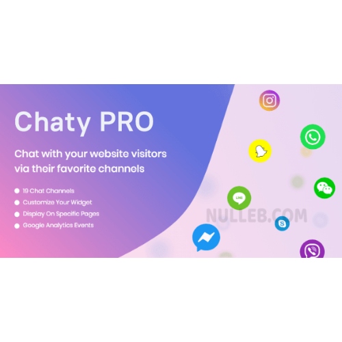 Chaty Pro – WordPress sohbet eklentisi, WhatsApp sohbet butonu, Messenger ve Contact WordPress Eklentisi