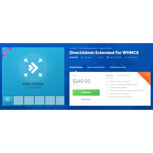 DirectAdmin WHMCS İçin Genişletildi – ModulesGarden