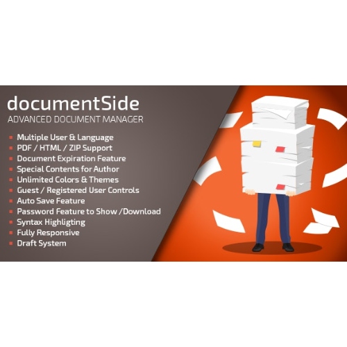 documentSide PHP Belge ve Kılavuz Yöneticisi