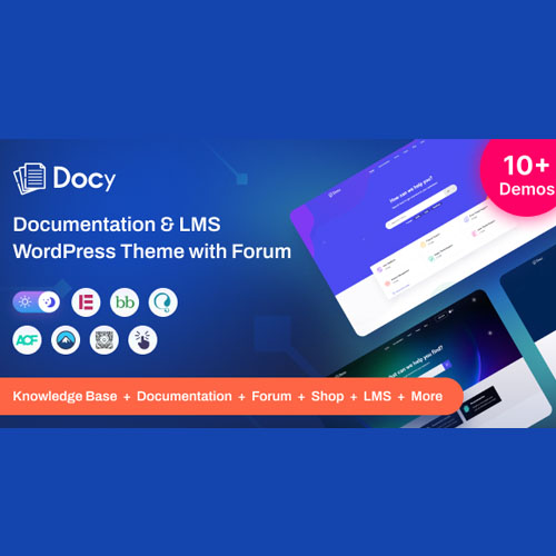 Docy – Yardım Masası Forumu ile Premium Belgeler, Bilgi Bankası ve LMS WordPress Teması