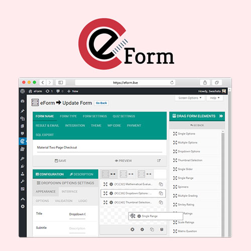 eForm – WordPress Form Oluşturucu