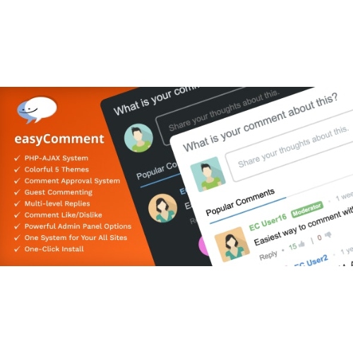 easyComment – ​​PHP Yorum Komut Dosyası