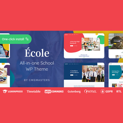 Ecole – Eğitim ve Okul WordPress Teması