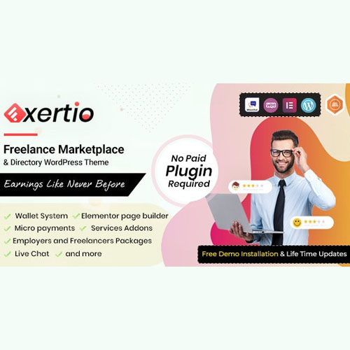 Exertio – Serbest Pazaryeri WordPress Teması