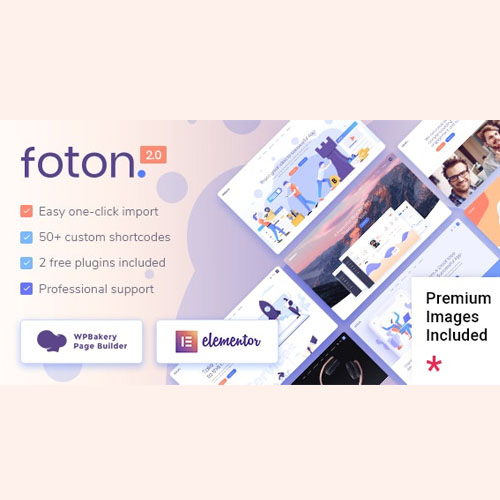 Foton – Yazılım ve Uygulama Açılış Sayfası Teması