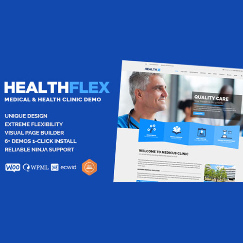 HEALTHFLEX – Doktor Tıp Kliniği ve Sağlık WordPress Teması
