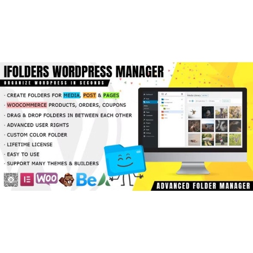 iFolders – Ultimate WordPress Medya Kitaplığı Klasörleri ve Dosya Yöneticisi