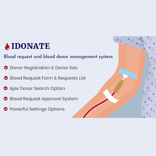 IDonatePro – Kan Bağışı, Talep ve Donör Yönetimi WordPress Eklentisi