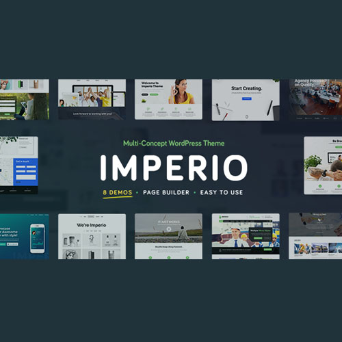 Imperio – İşletme, E-Ticaret, Portföy ve Fotoğrafçılık WordPress Teması Imperio – İşletme, E-Ticaret, Portföy ve Fotoğrafçılık WordPress Teması - Görsel 1