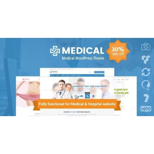 Tıpta | Sağlık hizmetleri için çok amaçlı WordPress Teması