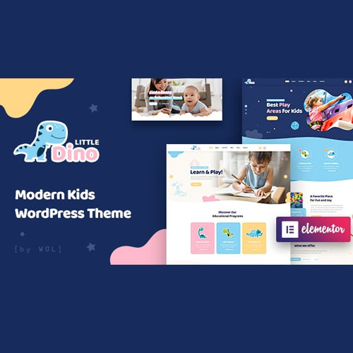 Littledino – Modern Çocuk WordPress Teması