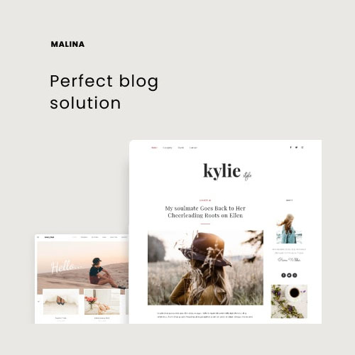 Malina – Kişisel WordPress Blog Teması