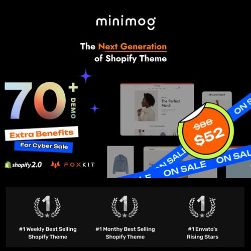 Minimog – Yeni Nesil Shopify Teması