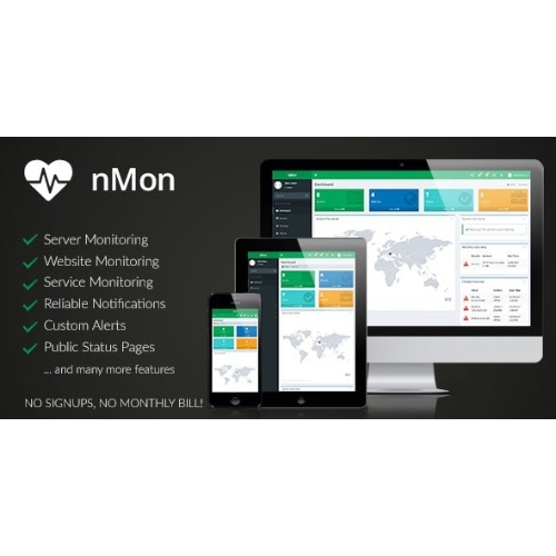 nMon – Web Sitesi, Hizmet ve Sunucu İzleme