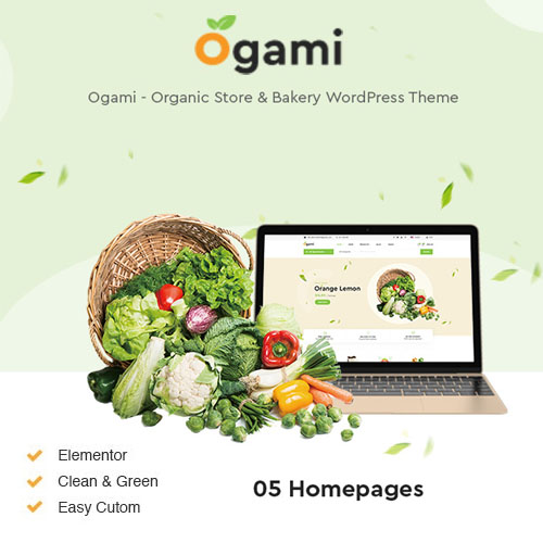 Ogami – Organik Mağaza WordPress Teması