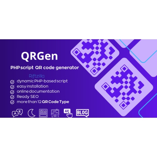QRGen – Güçlü PHP QR Kod Oluşturma Komut Dosyası