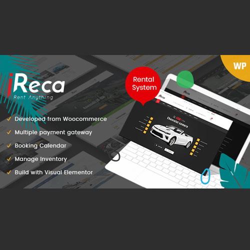Ireca – Araba Kiralama Tekne, Bisiklet, Araç, Takvim WordPress Teması