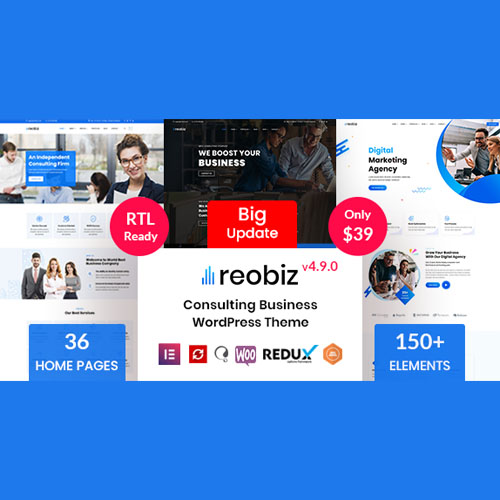 Reobiz – Danışmanlık İşletmesi WordPress Teması