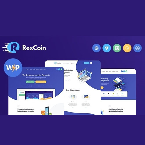 RexCoin | Çok Amaçlı Kripto Para ve Coin ICO WordPress Teması