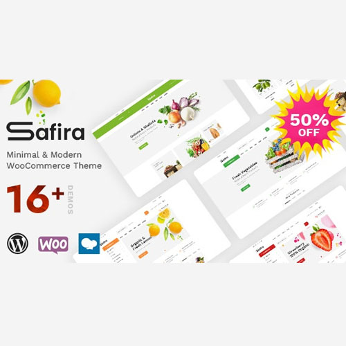 Safira – Gıda ve Organik WooCommerce WordPress Teması