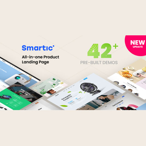 Smartic – Ürün Açılış Sayfası WooCommerce Teması