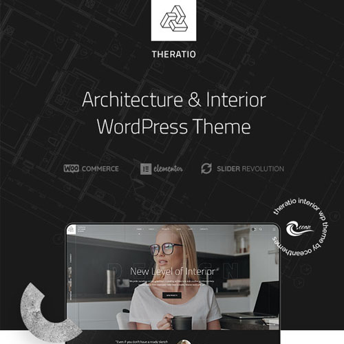 Theratio – Mimari ve İç Tasarım Elementor WordPress Teması