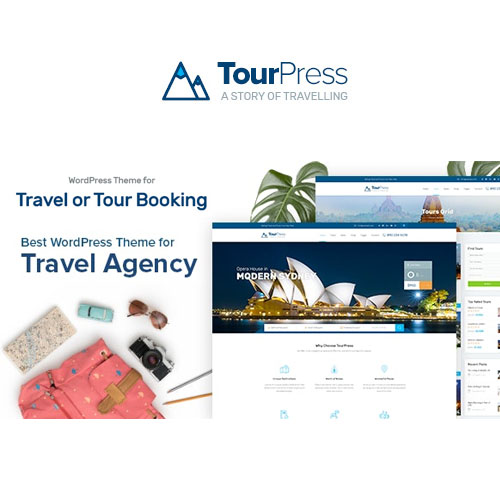 TourPress – Seyahat Rezervasyonu WordPress Teması