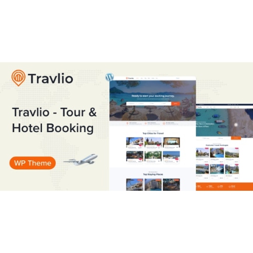 Travlio – Seyahat Rezervasyonu WordPress Teması