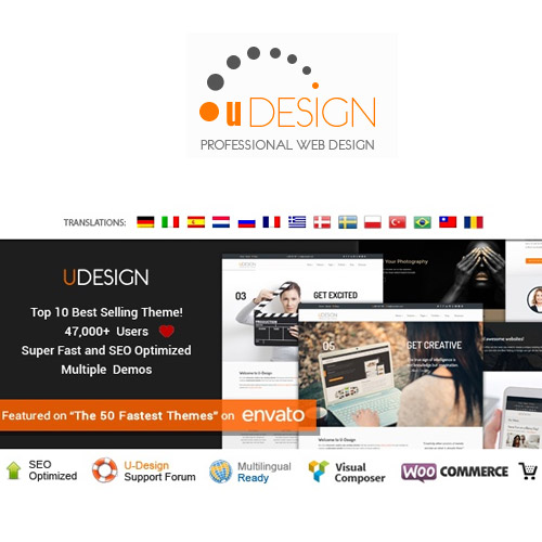 uDesign – Duyarlı WordPress Teması