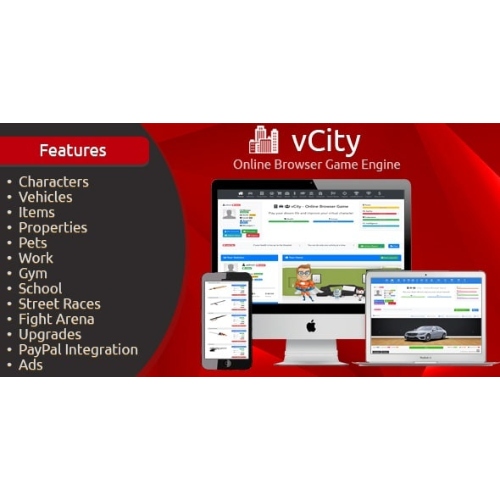 vCity – Çevrimiçi Tarayıcılı Oyun Platformu