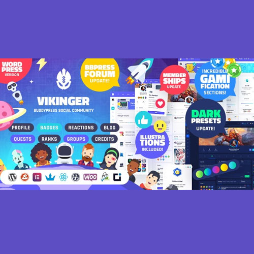 Vikinger – BuddyPress ve GamiPress Sosyal Topluluğu