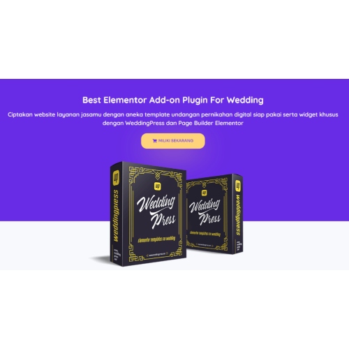 Weddingpress – Düğün Davetiyesi için Elementor Şablonları