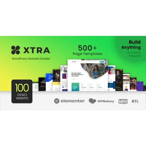 Xtra – WordPress Web Sitesi Oluşturucu + RTL Xtra – WordPress Web Sitesi Oluşturucu + RTL - Görsel 1